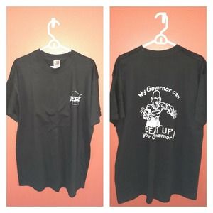 Vintage Jesse Ventura Minnesota Governor Men's Black T-Shirt - Size XLarge